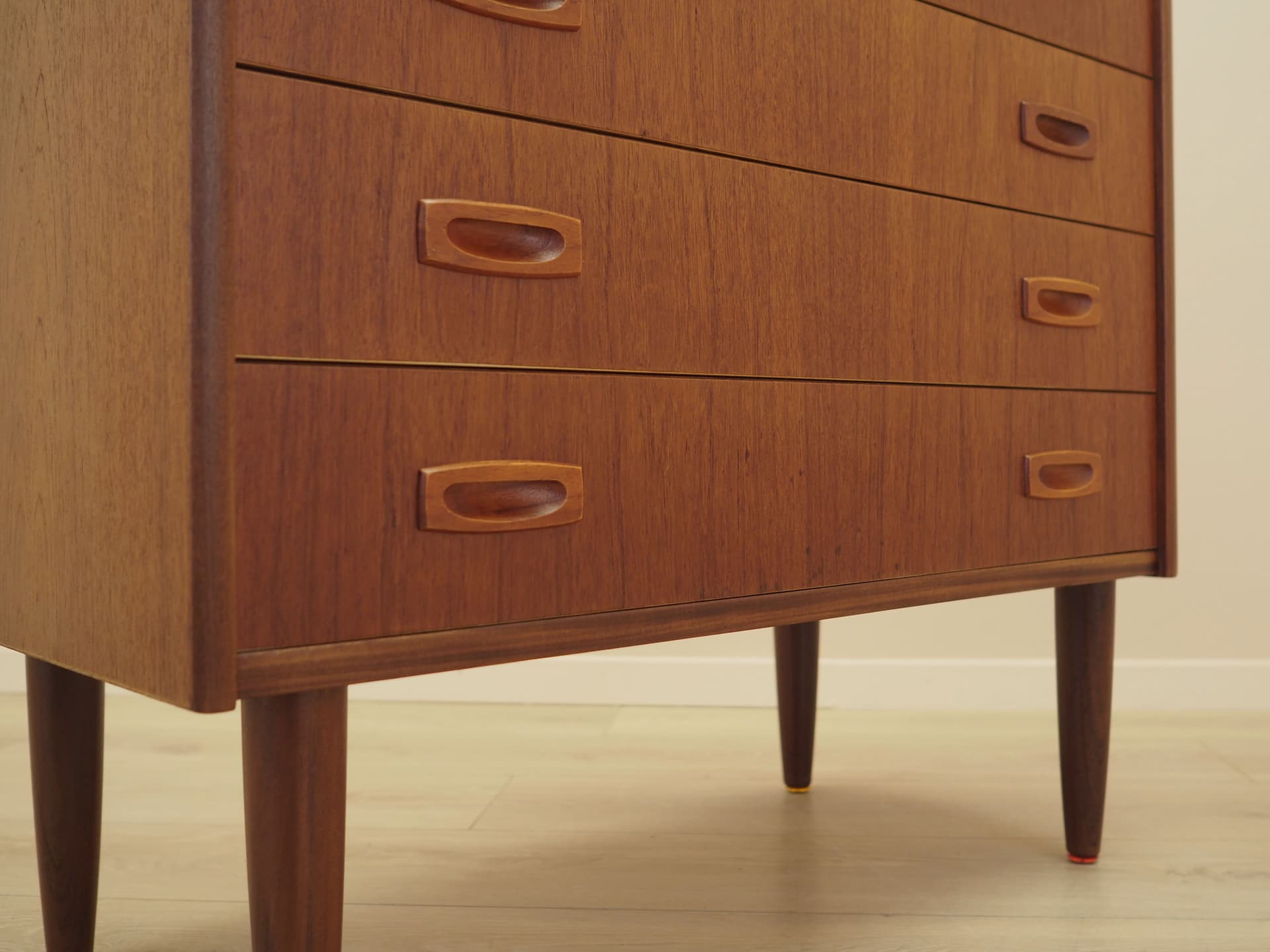 Komoda, brązowy, teak, Dania, lata 60. - 399649