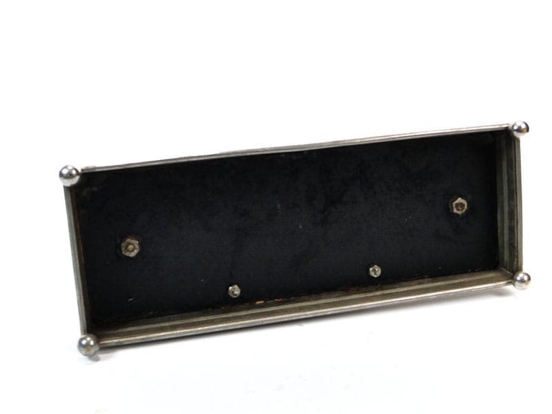 Table gong Art Deco, silver nickel-plated brass, 1920s - 399733