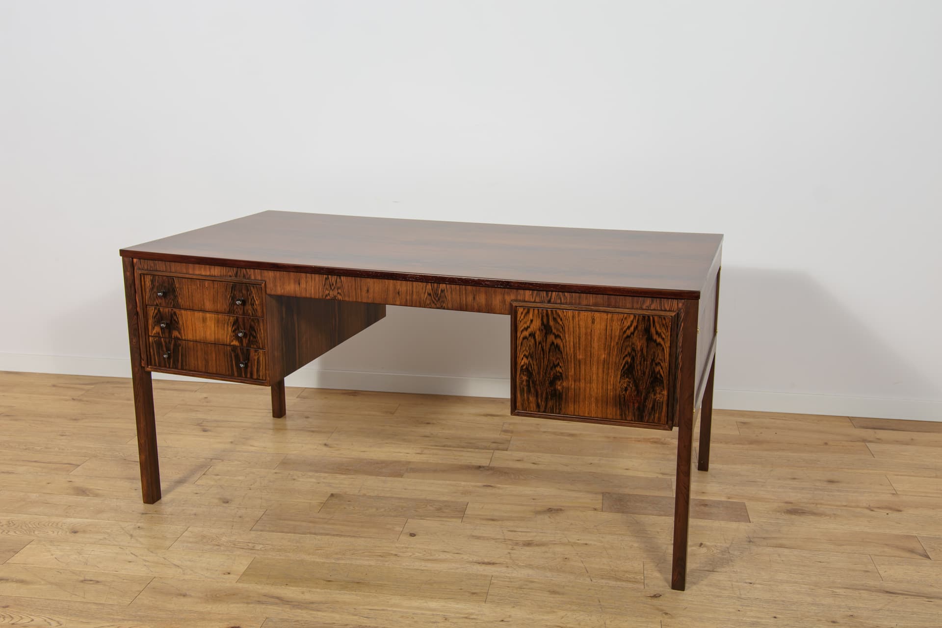 Biurko Model Exklusiv, palisander brązowy, Ikea, Szwecja, lata 60. - 399981