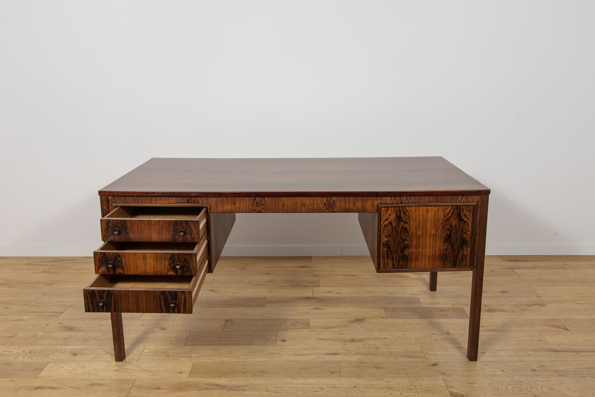 Biurko Model Exklusiv, palisander brązowy, Ikea, Szwecja, lata 60. - 399989