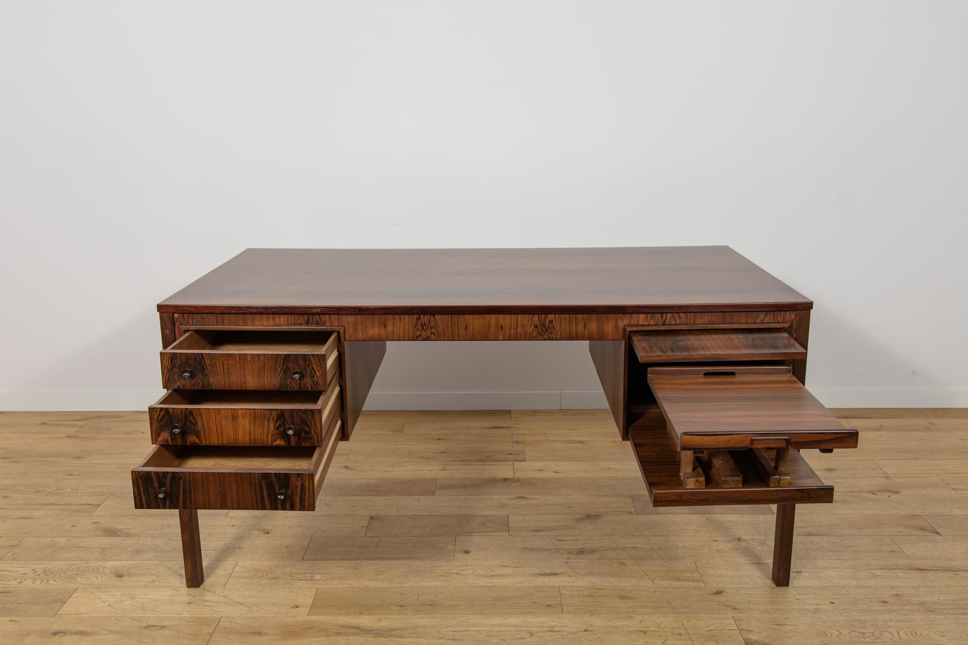 Biurko Model Exklusiv, palisander brązowy, Ikea, Szwecja, lata 60. - 399990