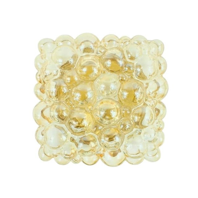 Wall lamp Bubble, gold glass, by H. Tynell, Limburg, Germany, 1970s. - DIMENSION