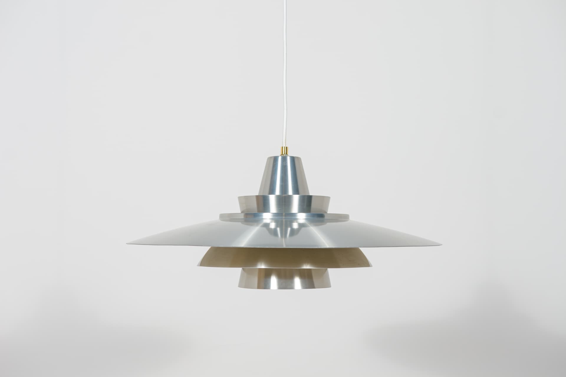 Lampa wisząca Type 240, srebrny, metal, proj. M. Davidsen, Superlight, Dania, lata 70. - 400403