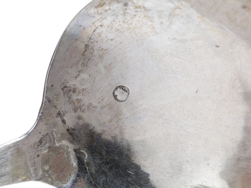 Łyżka do śmietanki, srebro srebrny, Norwegia, XIX w. - 400470