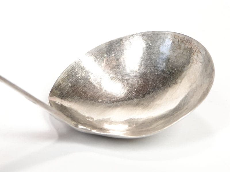 Łyżka do śmietanki, srebro srebrny, Norwegia, XIX w. - 400467