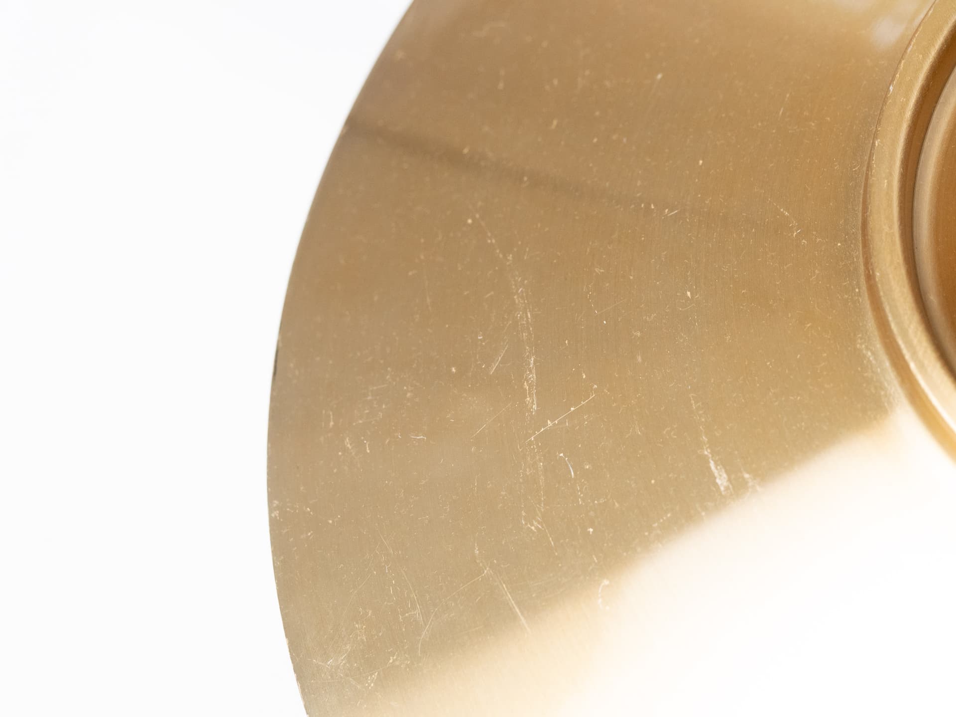 Para lamp wiszących Superlight, aluminium złoty, proj. D. Mogensen, Dania, lata 80. - 400700