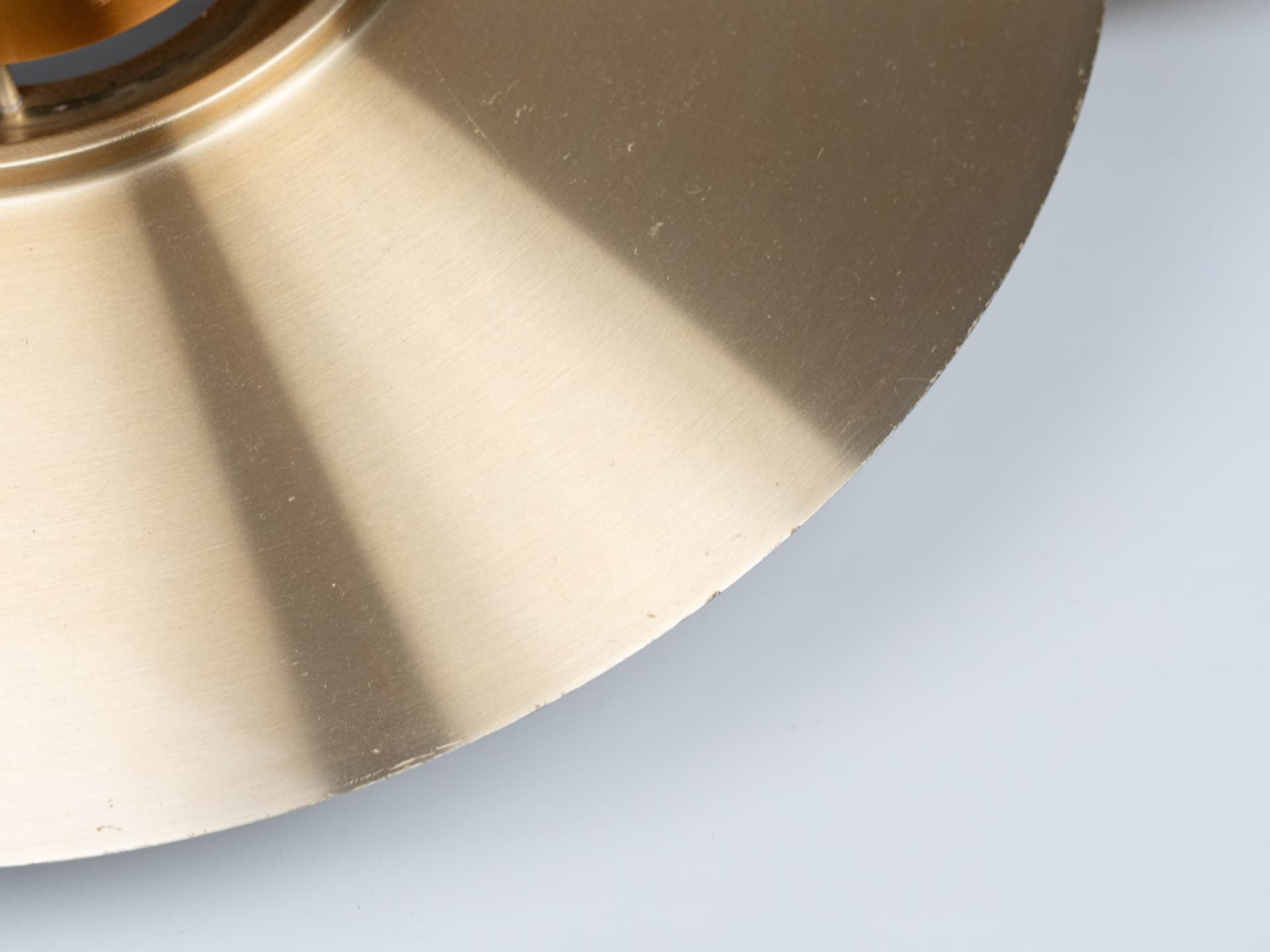 Para lamp wiszących Superlight, aluminium złoty, proj. D. Mogensen, Dania, lata 80. - 400699