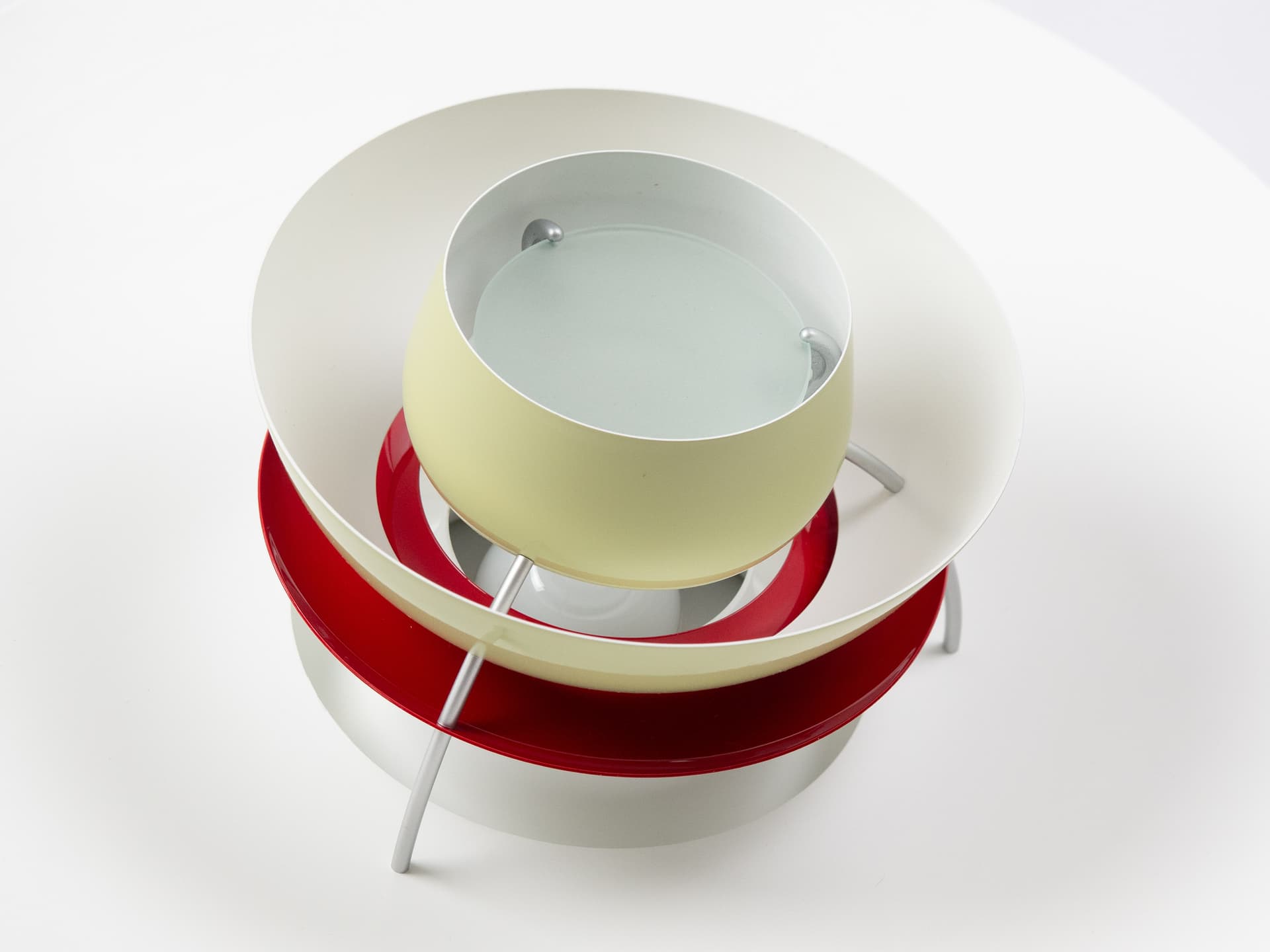 Pendant lamp PH 5, green aluminium, by P. Henningsen, Louis Poulsen, Denmark, 1980s. - 400793