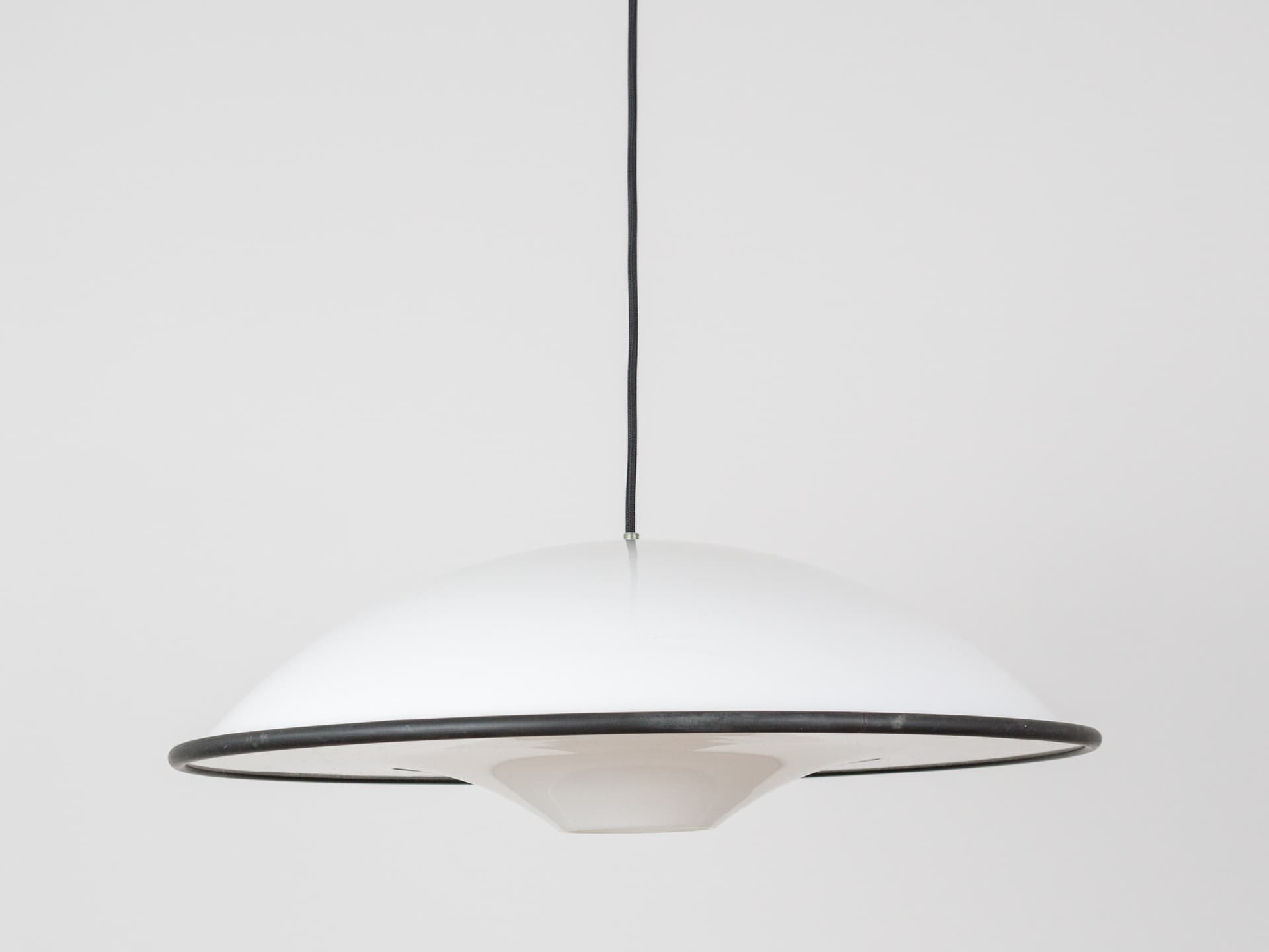 Lampa wisząca Cosmos, biały, plastik, Fog & Mørup, Dania, lata 80. - 400876