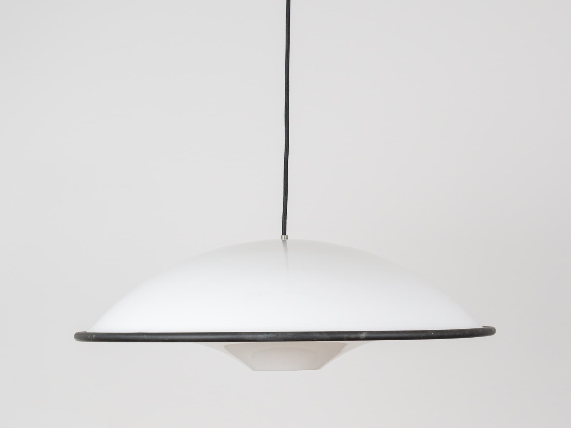 Lampa wisząca Cosmos, biały, plastik, Fog & Mørup, Dania, lata 80. - 400881