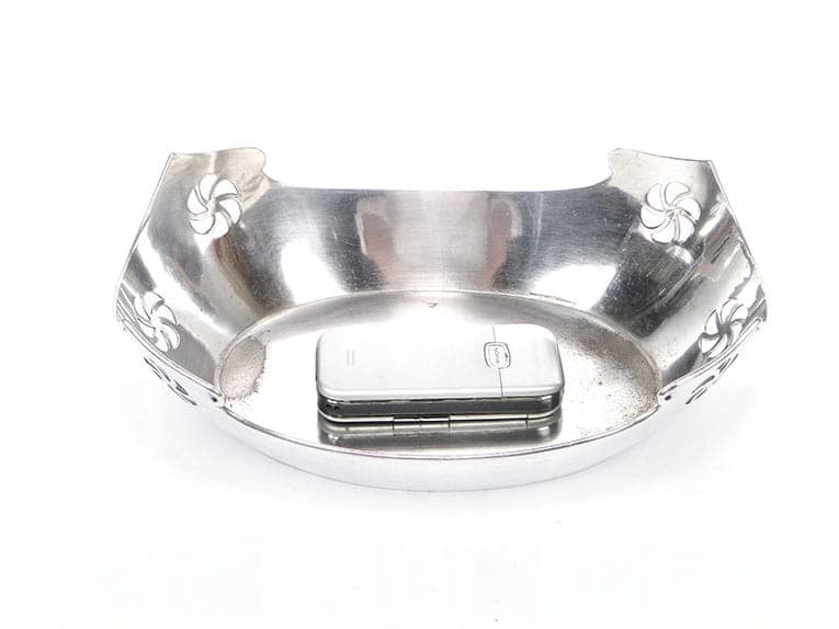 Półmisek Art déco, srebrny, metal, Krupp & Berndorf, Niemcy, lata 20. - 401156