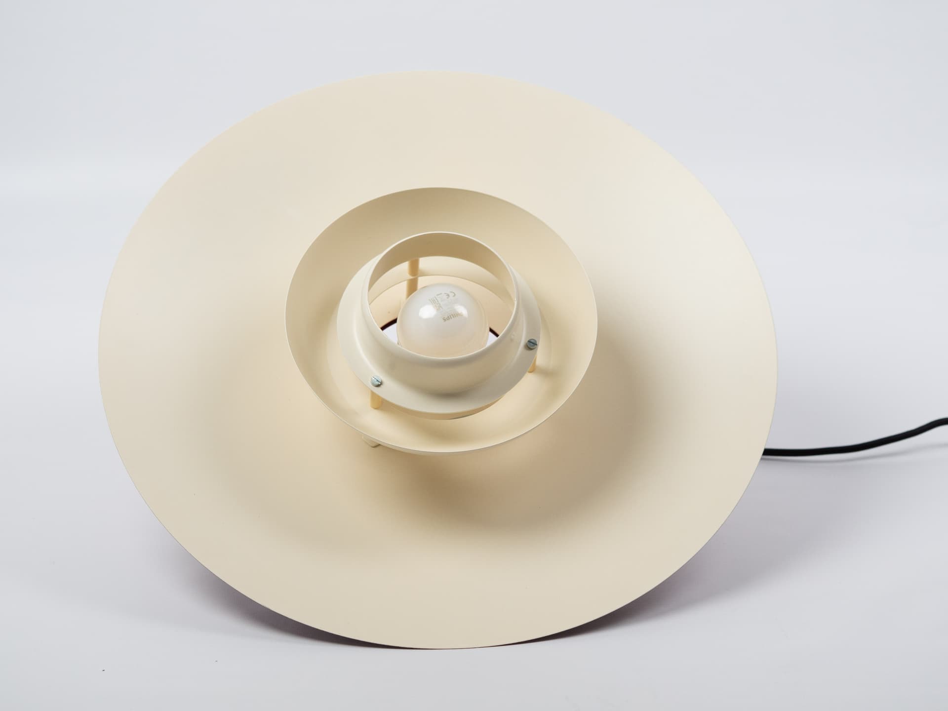 Pendant Lamp, brown, aluminum, by B. Nordsted, Denmark, 1980s. - 401395