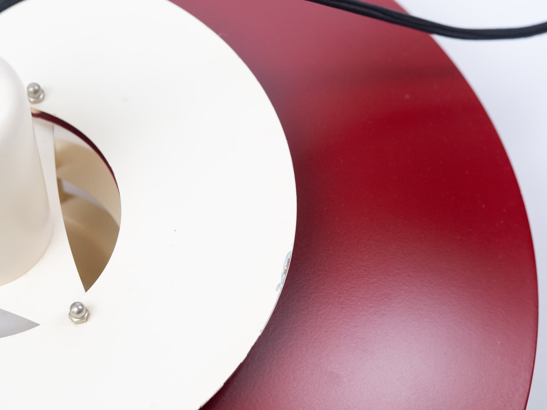 Pendant Lamp, brown, aluminum, by B. Nordsted, Denmark, 1980s. - 401397