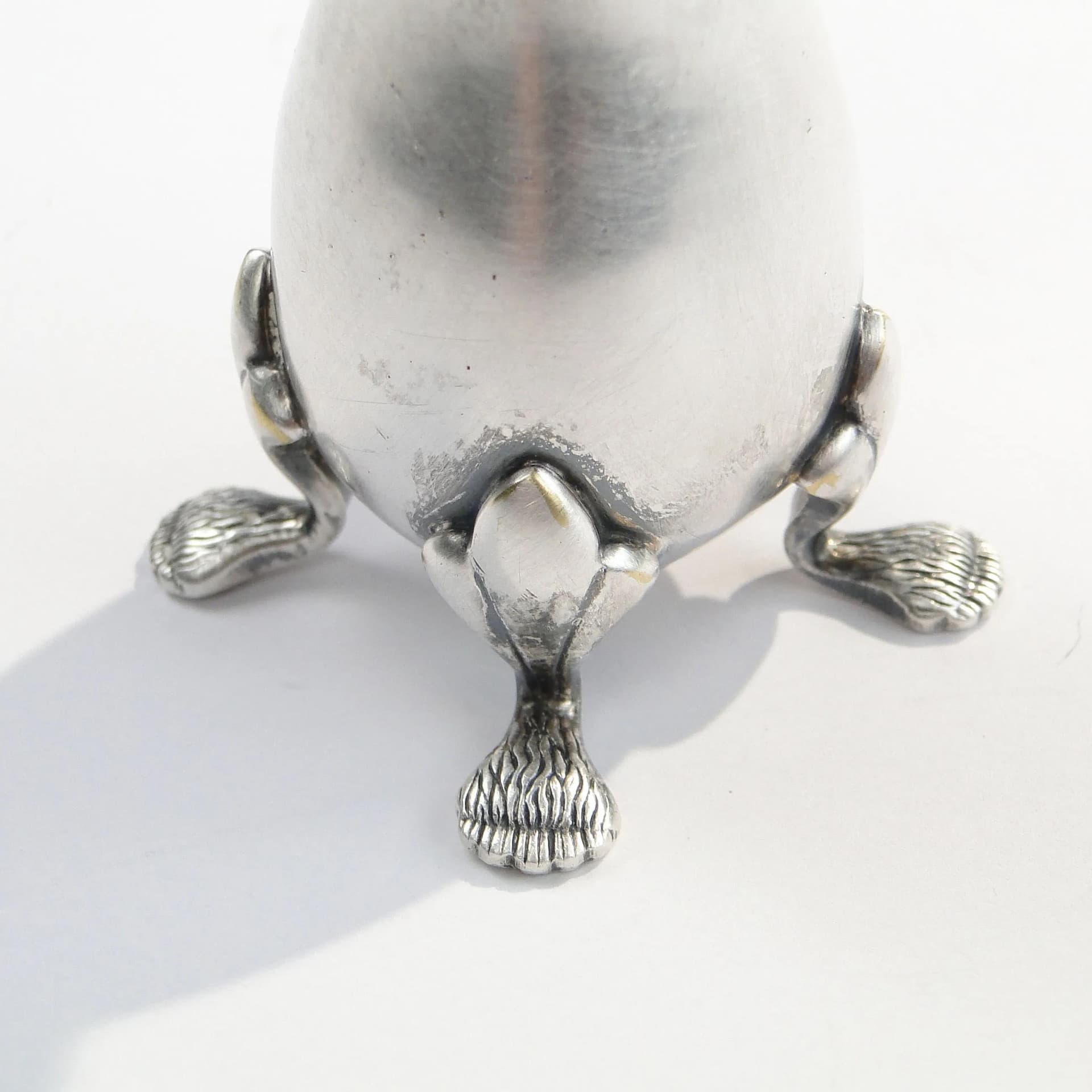 Toothpick holder, silver-plated brass, United Kingdom, 1970s. - 29459