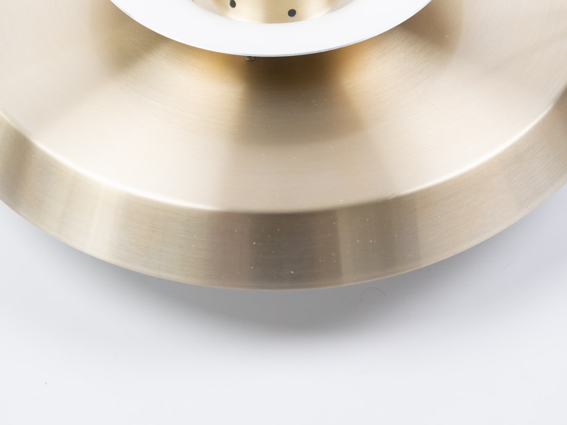 Pendant Lamp Superlight, gold aluminium, by D. Mogensen, Denmark, 1980s. - 401462