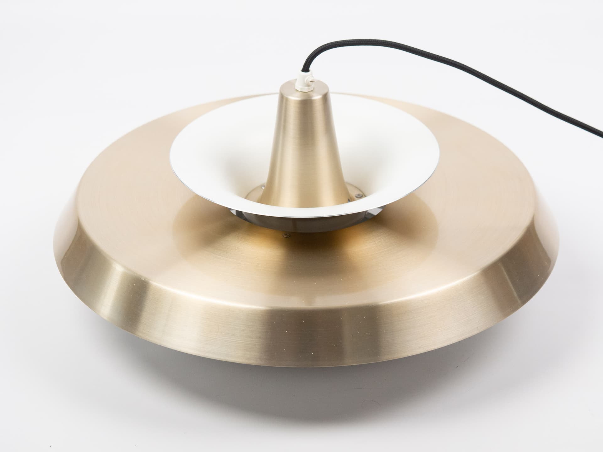 Pendant Lamp Superlight, gold aluminium, by D. Mogensen, Denmark, 1980s. - 401460