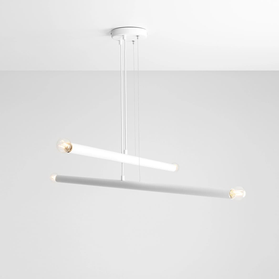 Pendant lamp Tubo 4 white, Artera - 401802