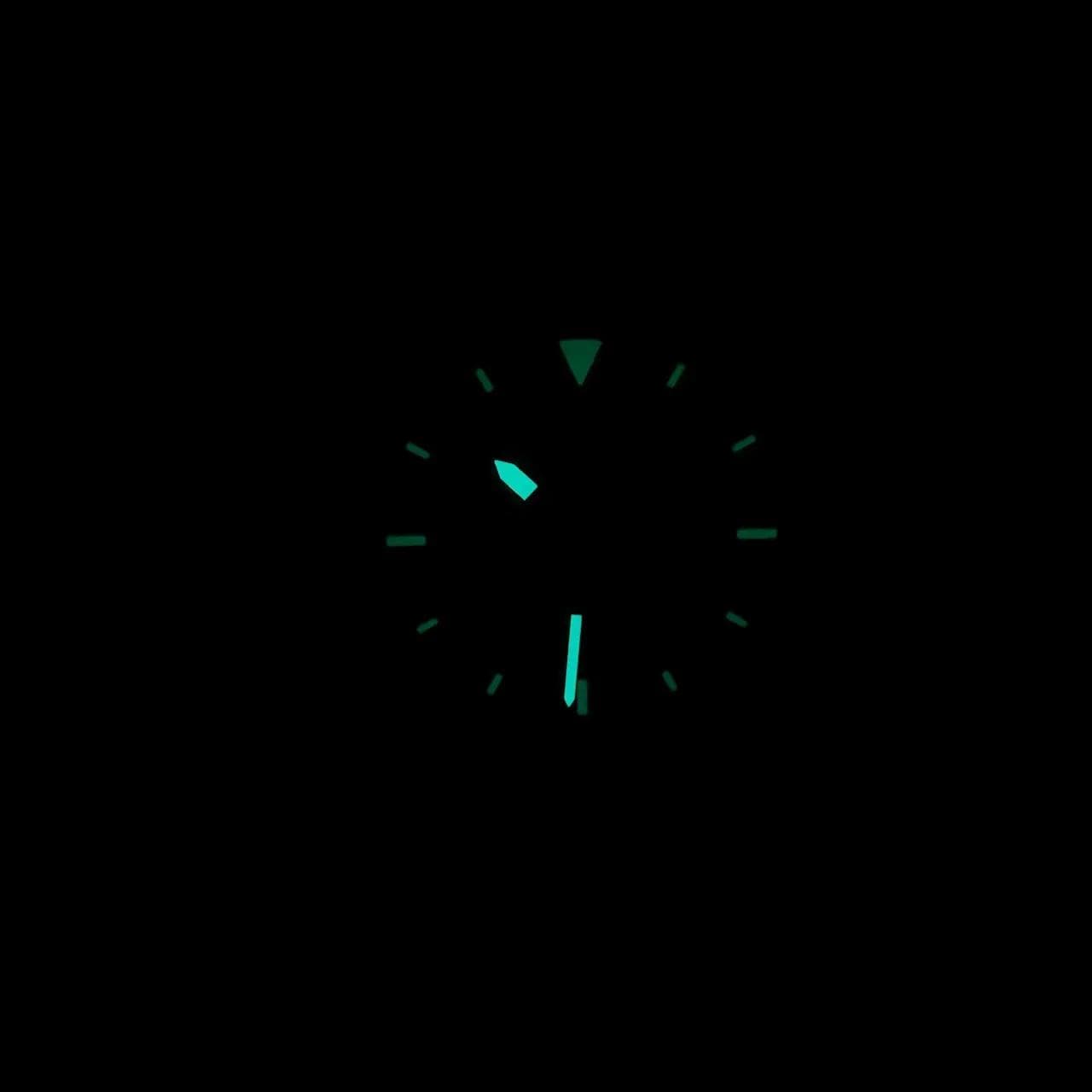 Zegar ścienny, czarny, plastik szkło, Tajwan, lata 90. - 29405