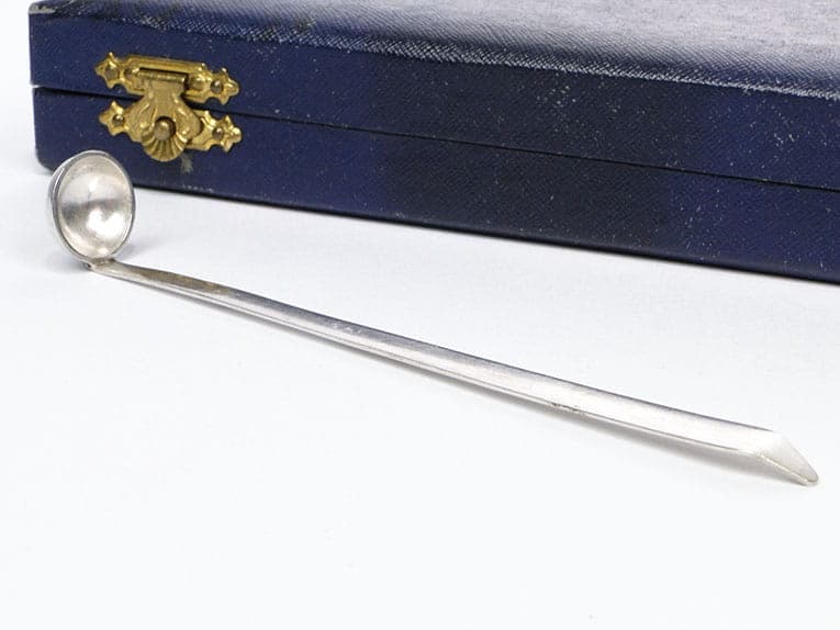 Spice spoon, silver, silver, Poland, 1960s