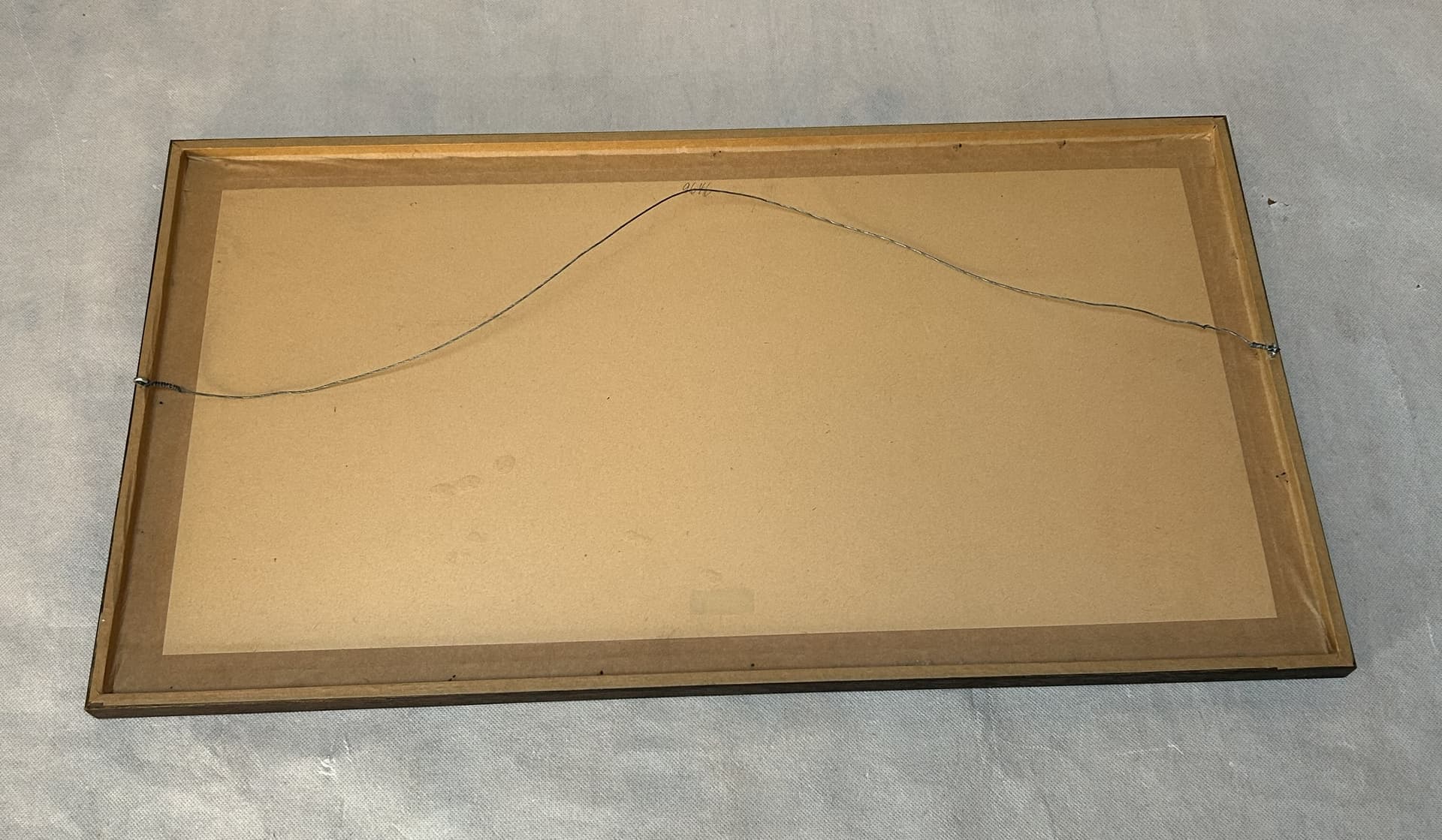 Obraz akwarela, piwonie, czerwony żółty zielony, papier, 66x37 cm - 401960