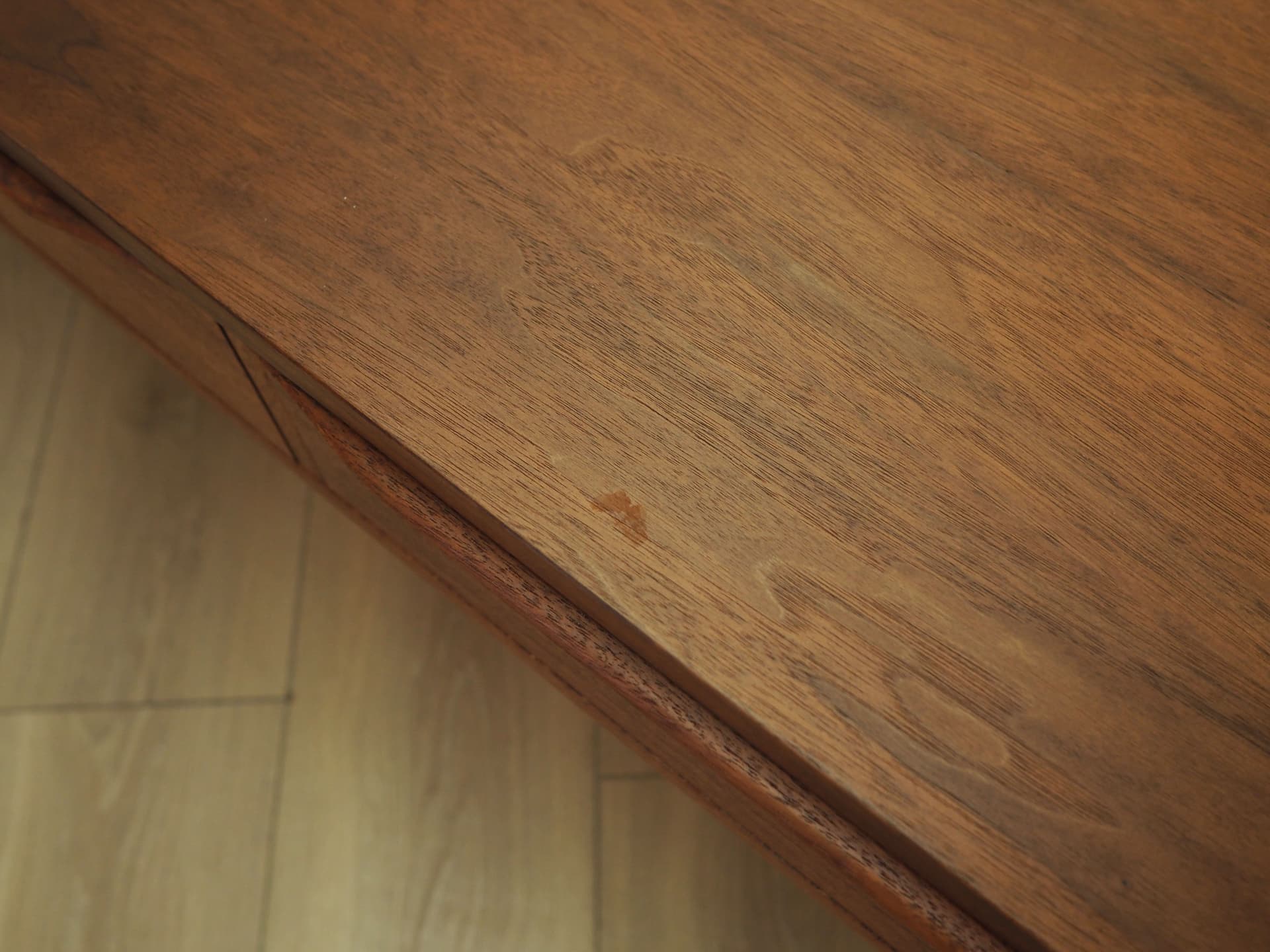 Lowboard, teak brązowy złoty, Dania, lata 60. - 402139