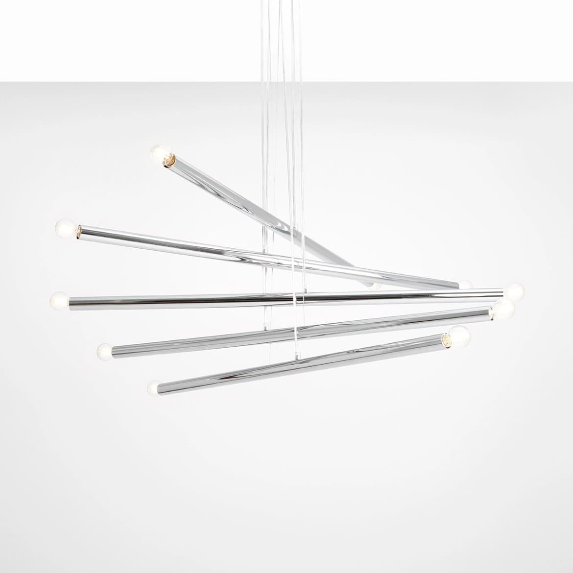 Lampa wisząca Tubo 10 chromowana, Artera - 402328