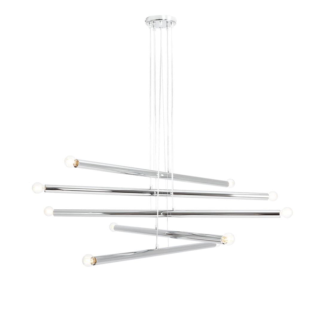Lampa wisząca Tubo 10 chromowana, Artera
