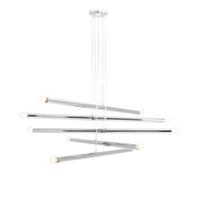 Lampa wisząca Tubo 10 chromowana, Artera - WYMIARY