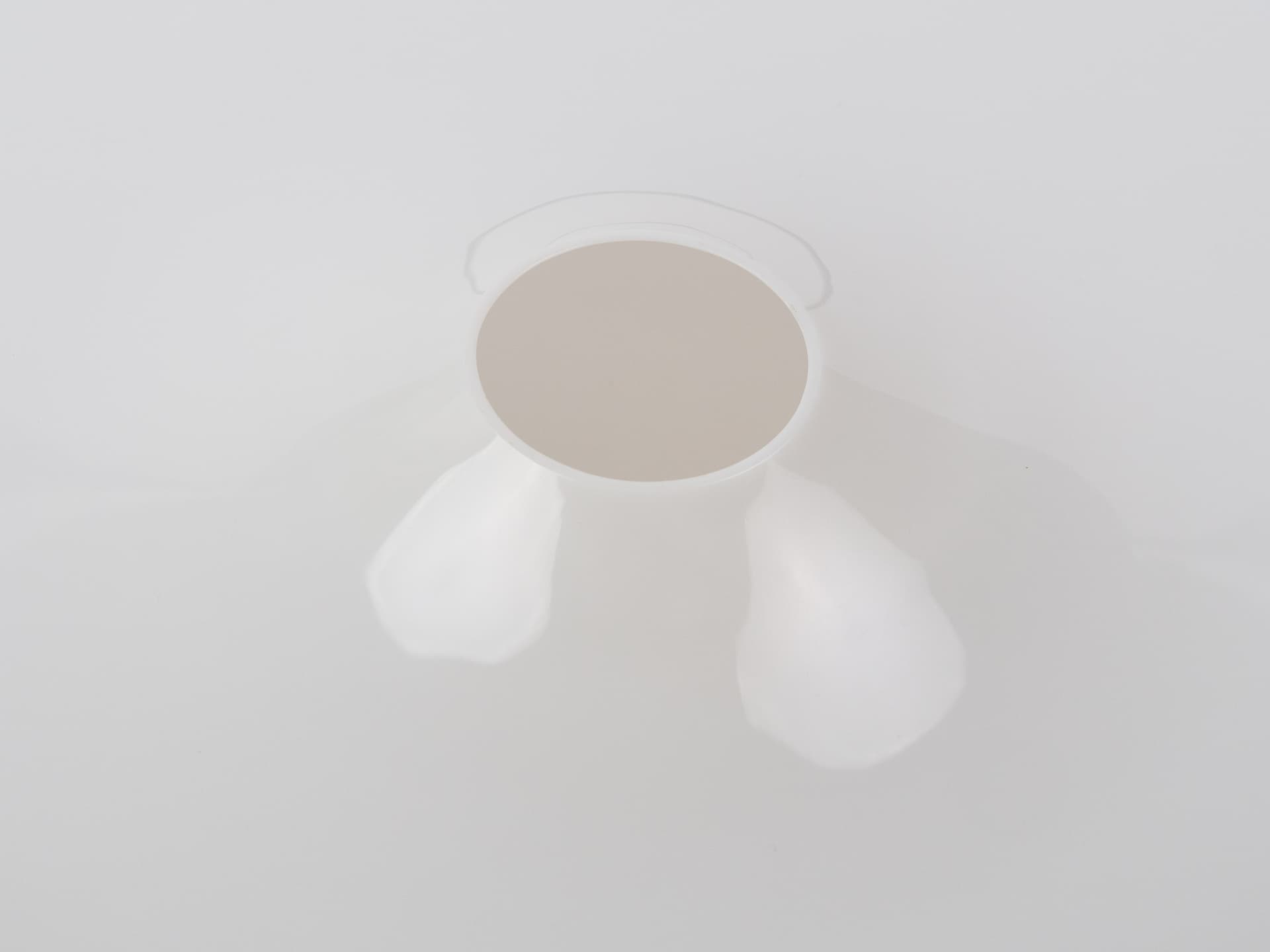 Pendant lamp Cosmos, white plastic, Fog & Mørup, Denmark, 1980s. - 402443