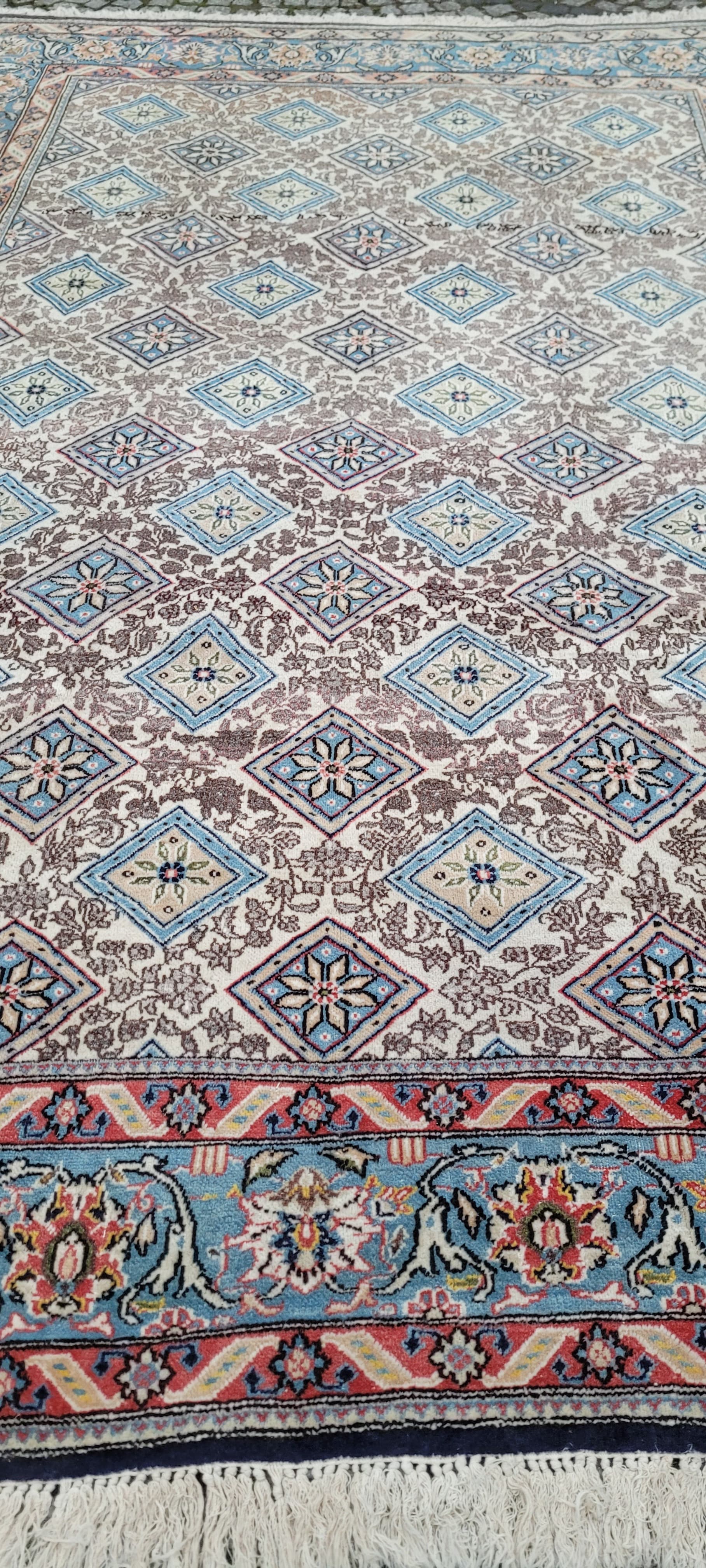 Dywan Ghom 207x320 cm, multikolor, wełna, Iran, lata 70. - 402455
