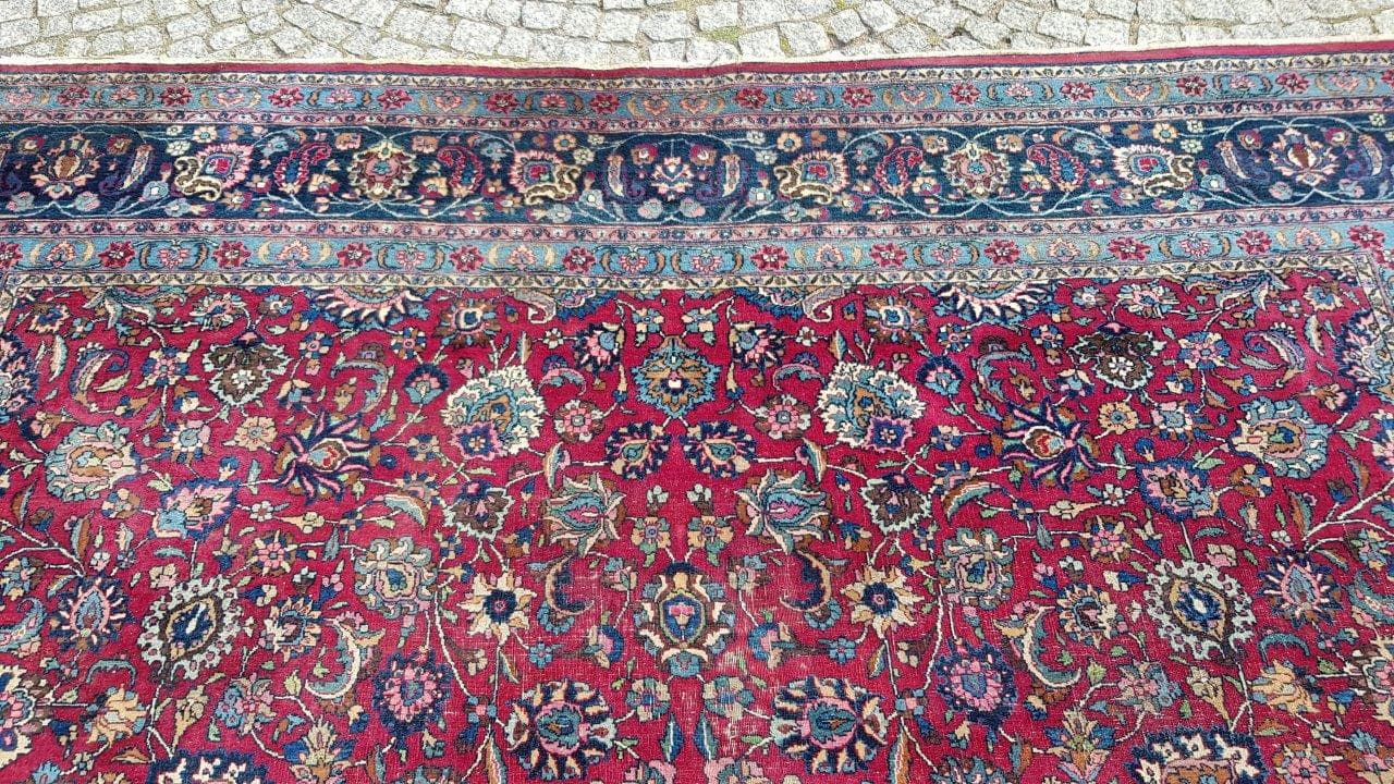Carpet Meshed, 300x400 cm, red wool, cotton, Iran, early 20th c. - 402491
