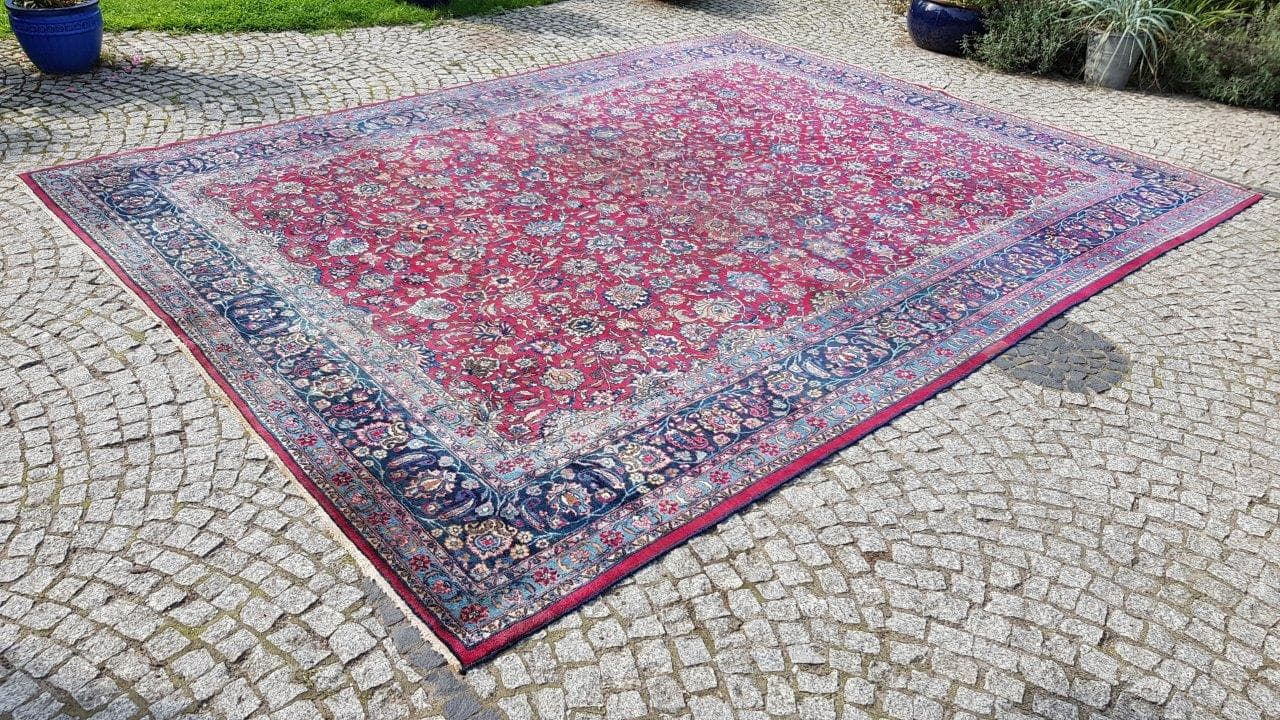 Carpet Meshed, 300x400 cm, red wool, cotton, Iran, early 20th c. - 402484