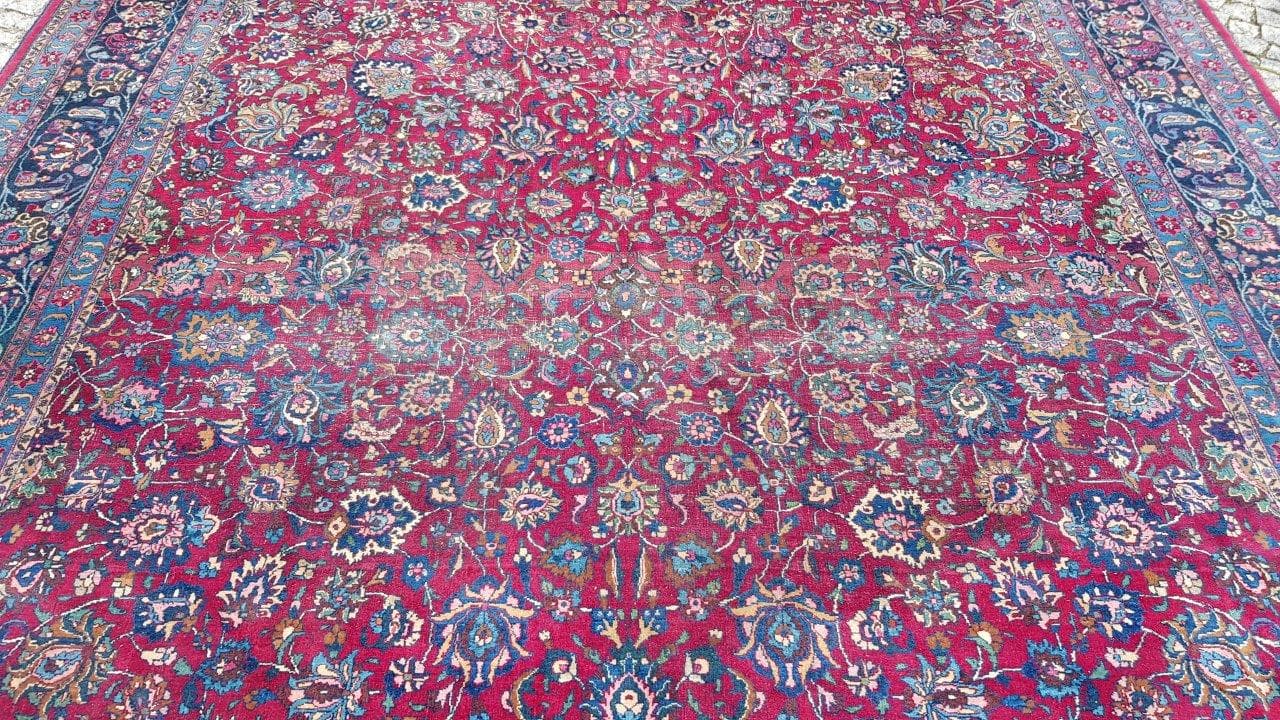 Carpet Meshed, 300x400 cm, red wool, cotton, Iran, early 20th c. - 402490