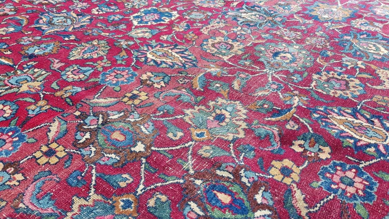 Carpet Meshed, 300x400 cm, red wool, cotton, Iran, early 20th c. - 402492