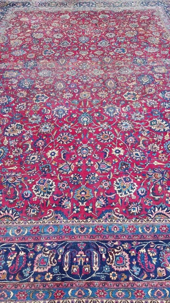 Carpet Meshed, 300x400 cm, red wool, cotton, Iran, early 20th c. - 402489
