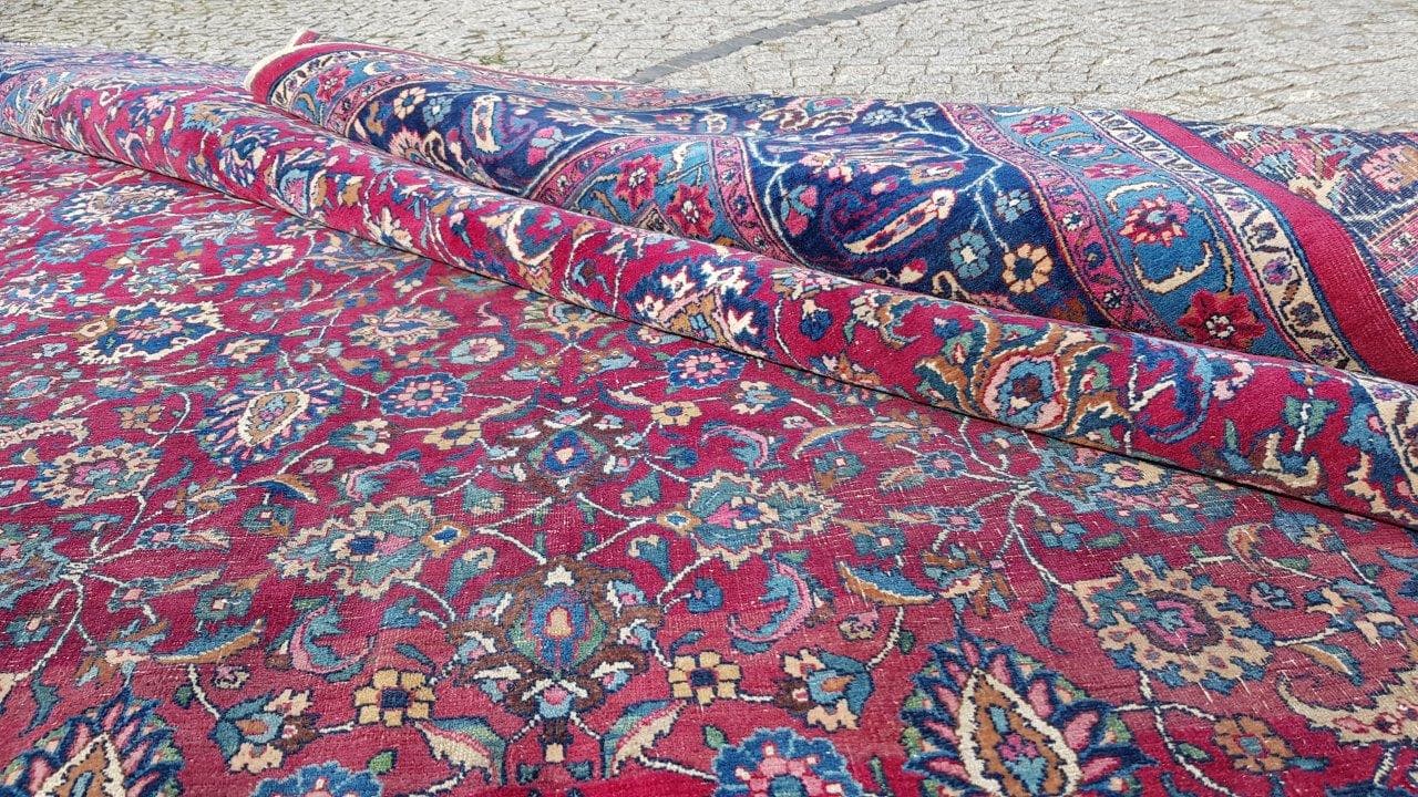 Carpet Meshed, 300x400 cm, red wool, cotton, Iran, early 20th c. - 402495