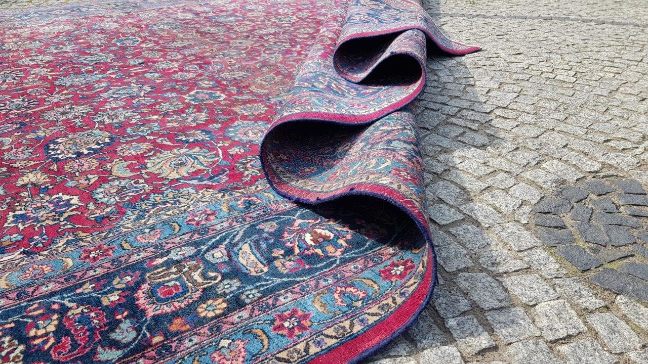 Carpet Meshed, 300x400 cm, red wool, cotton, Iran, early 20th c. - 402496