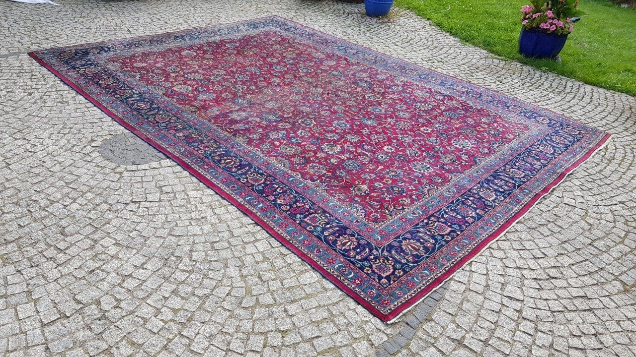Carpet Meshed, 300x400 cm, red wool, cotton, Iran, early 20th c. - 402486