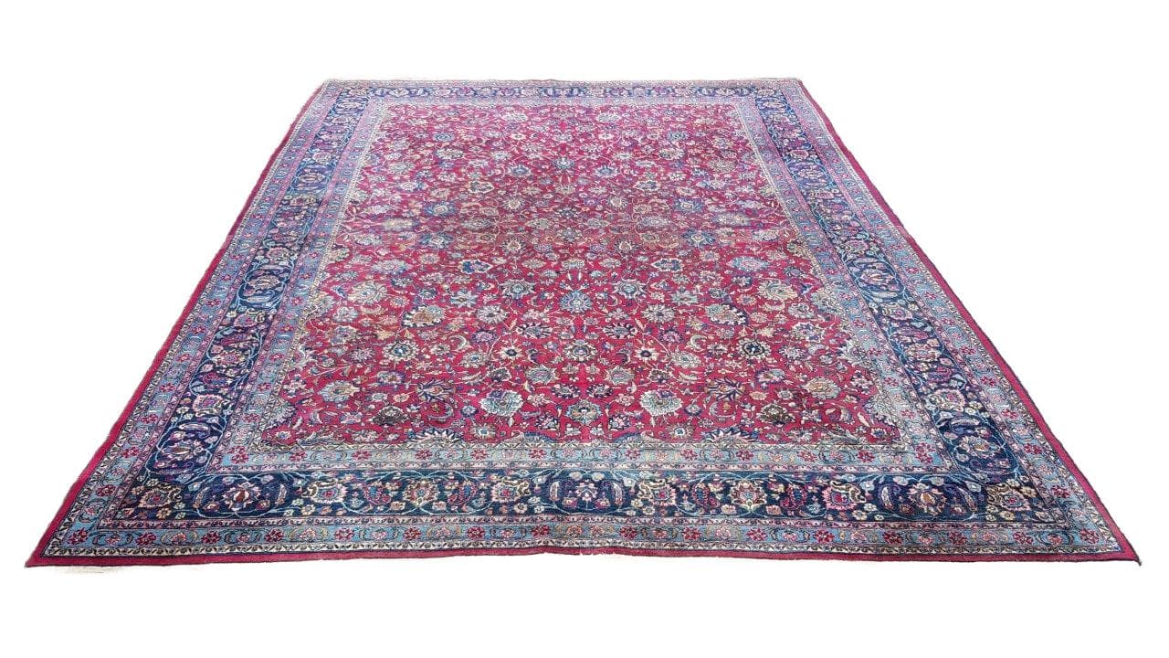 Carpet Meshed, 300x400 cm, red wool, cotton, Iran, early 20th c.