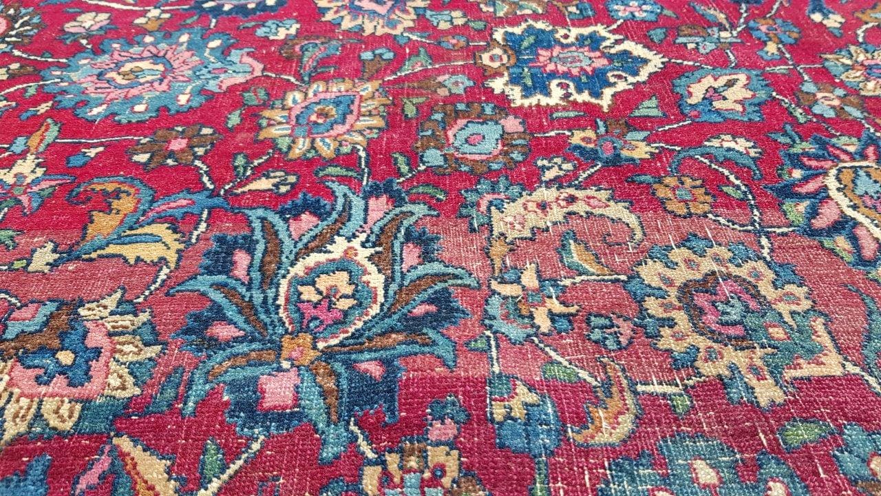 Carpet Meshed, 300x400 cm, red wool, cotton, Iran, early 20th c. - 402493