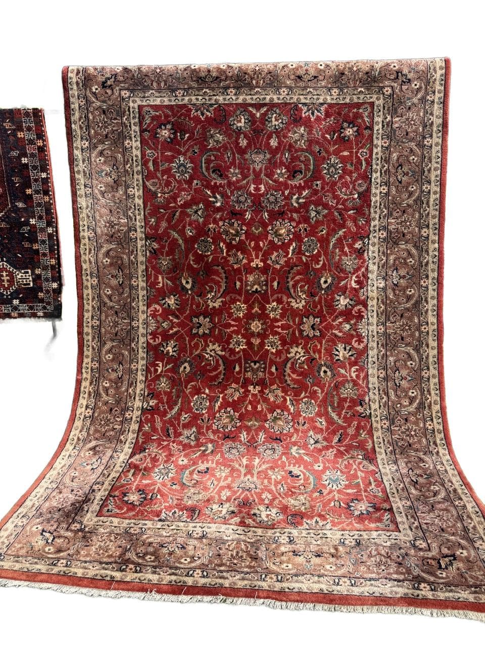 Rug Indo Bidjar 300x200 cm, red beige, wool, India