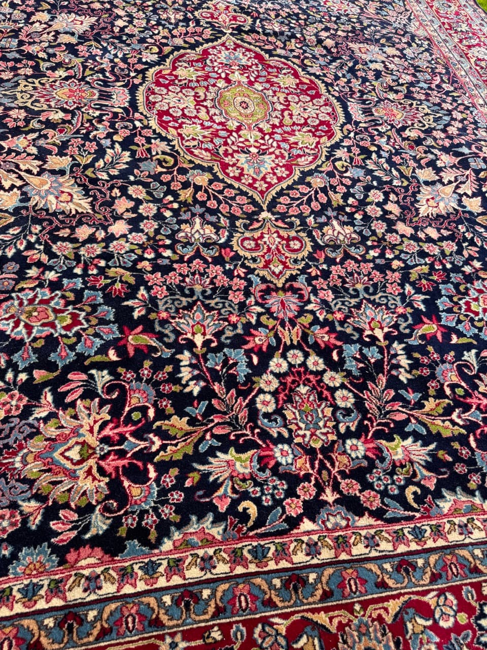 Carpet Kerman, 480x360 cm, multicolour, wool, Iran - 402644