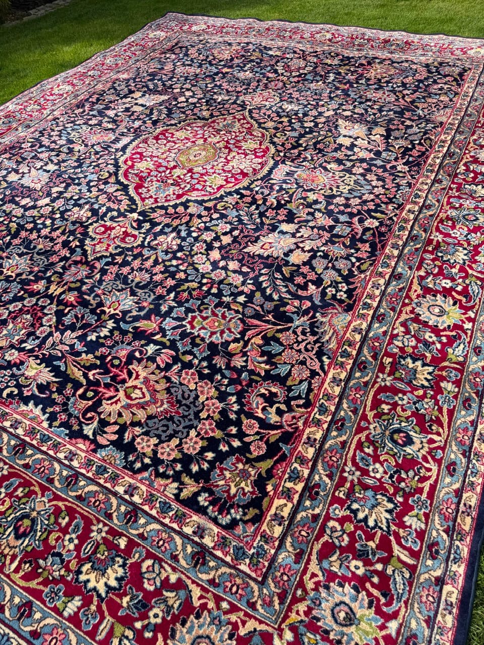 Carpet Kerman, 480x360 cm, multicolour, wool, Iran - 402646
