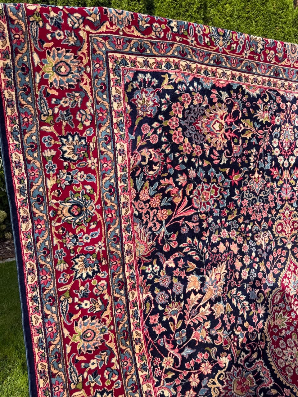 Carpet Kerman, 480x360 cm, multicolour, wool, Iran - 402643
