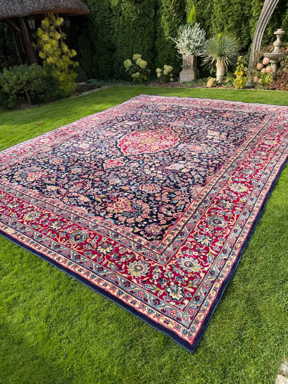 Carpet Kerman, 480x360 cm, multicolour, wool, Iran - 402635