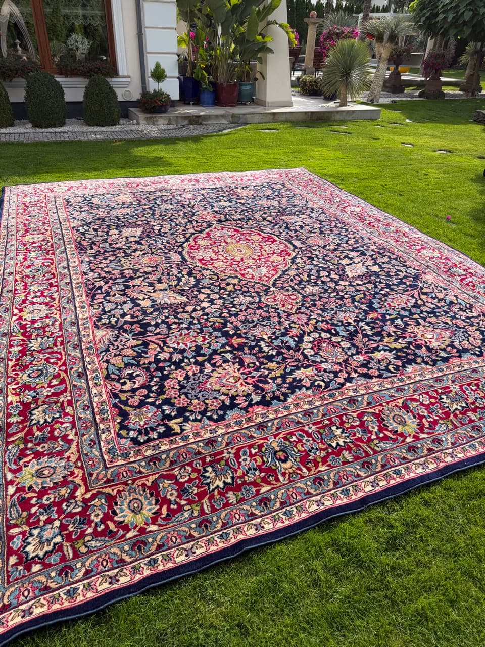 Carpet Kerman, 480x360 cm, multicolour, wool, Iran - 402634