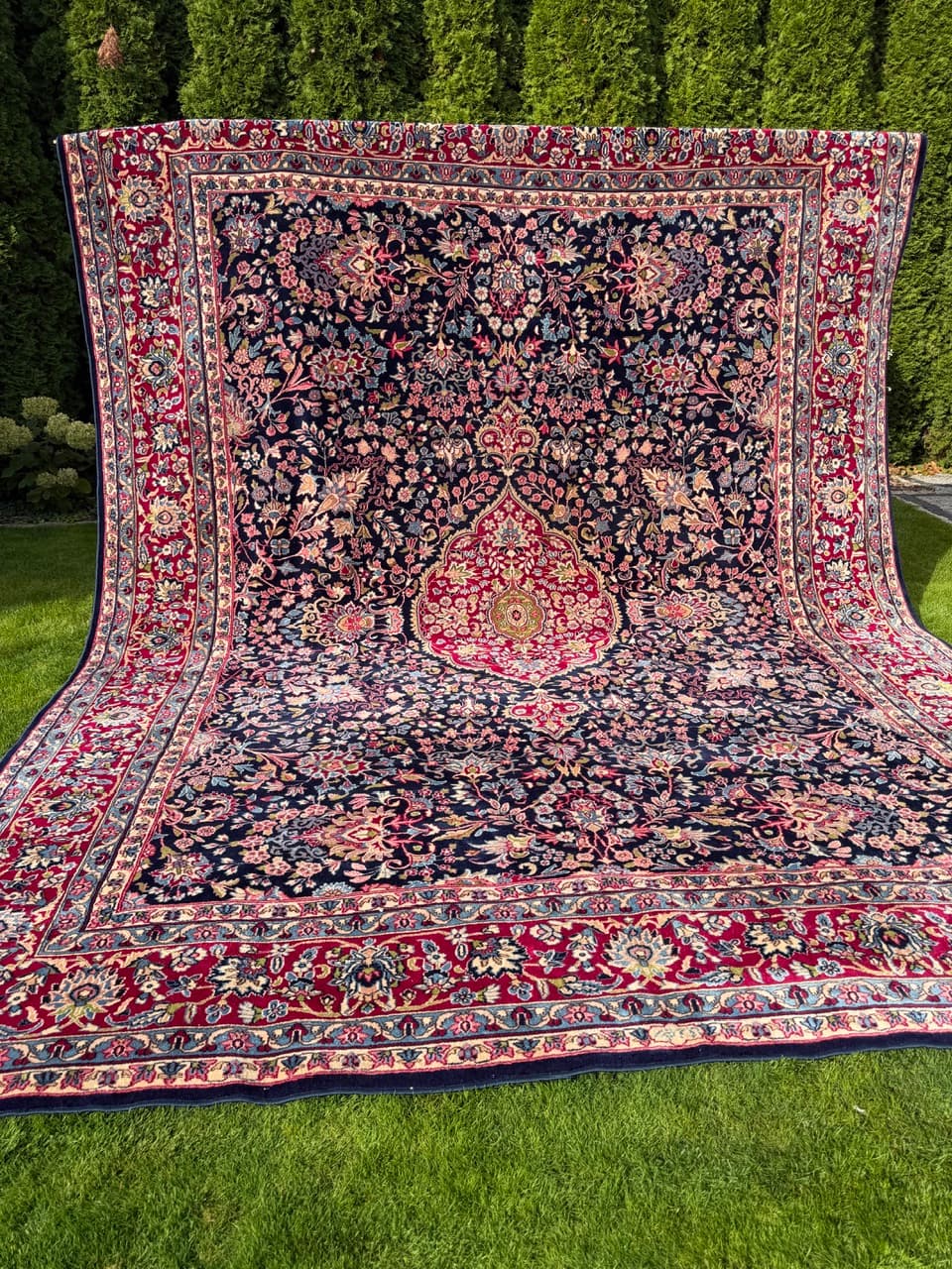 Carpet Kerman, 480x360 cm, multicolour, wool, Iran - 402640