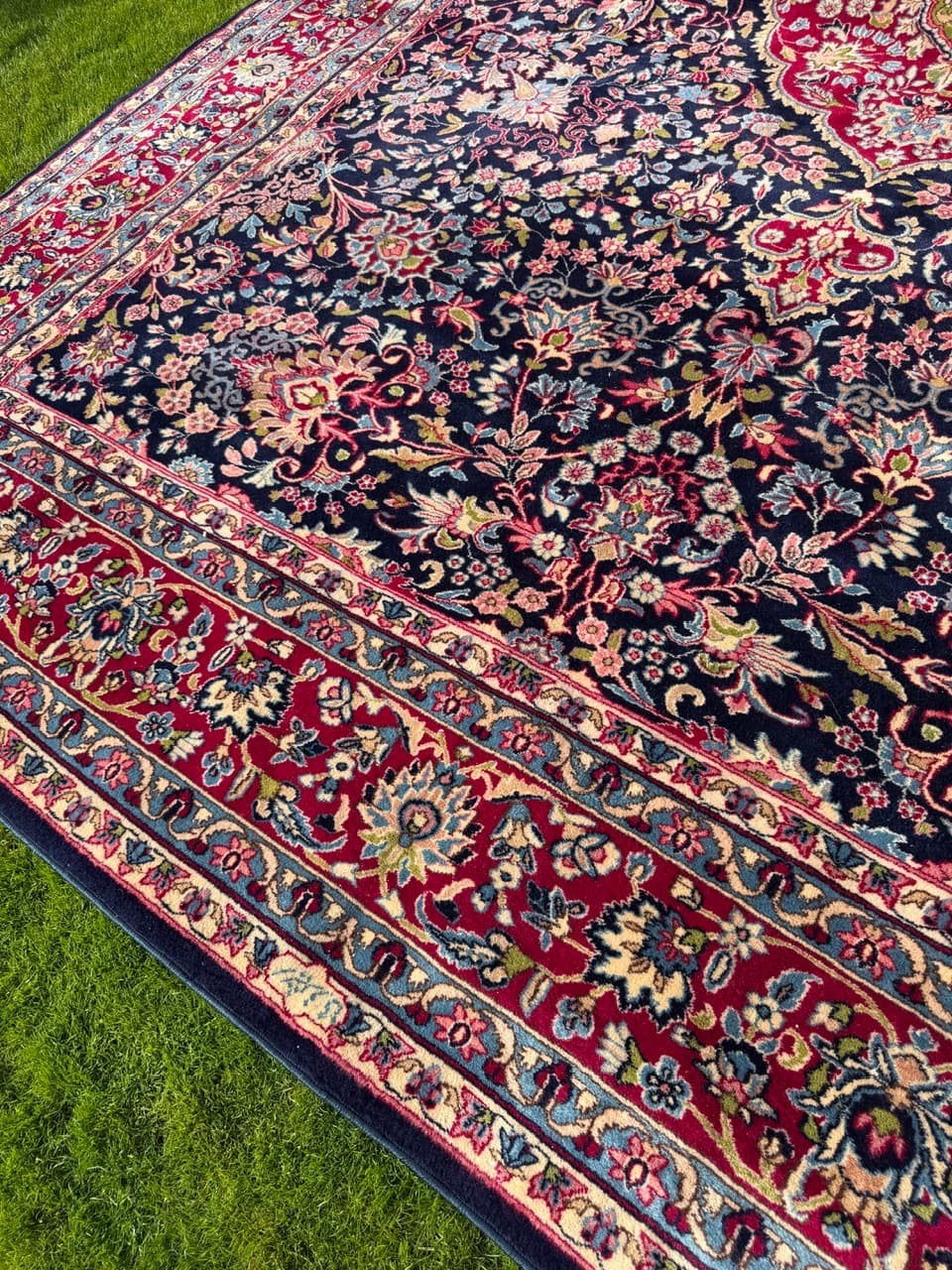 Carpet Kerman, 480x360 cm, multicolour, wool, Iran - 402632