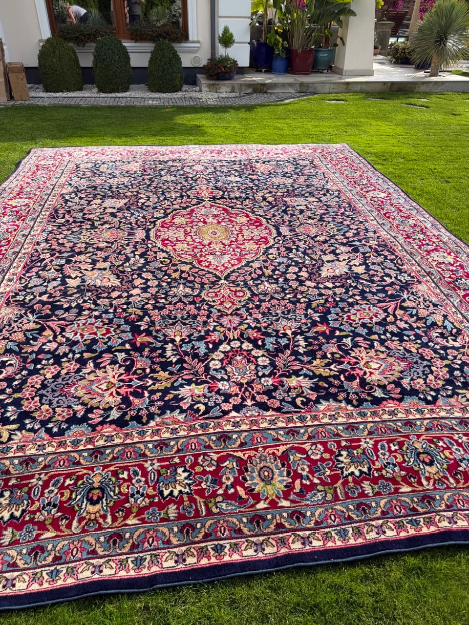 Carpet Kerman, 480x360 cm, multicolour, wool, Iran - 402641