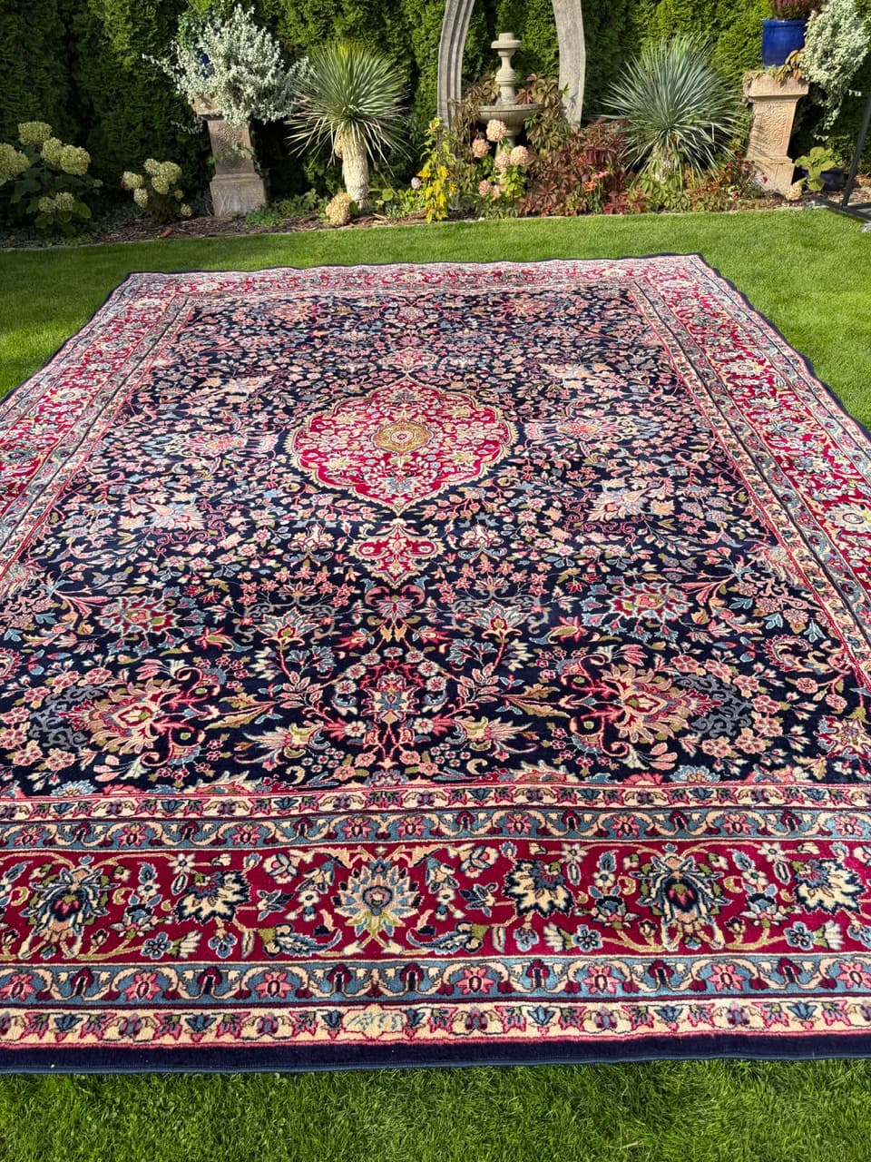Carpet Kerman, 480x360 cm, multicolour, wool, Iran - 402642